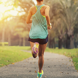 Runner in park